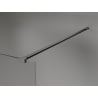 Mexen Lunar Shower Wall Walk-in Left 130 x 200 cm, Transparent 8 mm, Brushed Gun Gray - 830-130-000-66-00-L