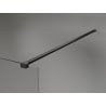 Mexen Lunar shower wall Walk-in left 60 x 200 cm, transparent 8 mm, black - 830-060-000-70-00-L