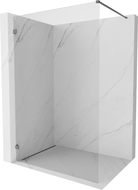 Mexen Lunar Walk-in Shower Wall Left 110 x 200 cm, Transparent 8 mm, Gun Metal - 830-110-000-95-00-L