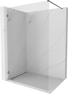 Mexen Lunar Walk-in Shower Wall Left 120 x 200 cm, Transparent 8 mm, Gun Metal - 830-120-000-95-00-L