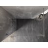 Mexen Lunar Walk-in Shower Wall Left 70 x 200 cm, Clear 8 mm, Brushed Nickel - 830-070-000-97-00-L