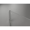 Mexen Lunar Walk-in Shower Wall Left 70 x 200 cm, Clear 8 mm, Brushed Nickel - 830-070-000-97-00-L