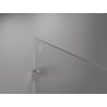 Mexen Lunar Walk-in Shower Wall Left 70 x 200 cm, Clear 8 mm, Brushed Nickel - 830-070-000-97-00-L