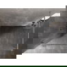 Mexen Lunar Walk-in Shower Wall Left 100 x 200 cm, Transparent 8 mm, Brushed Nickel - 830-100-000-97-00-L
