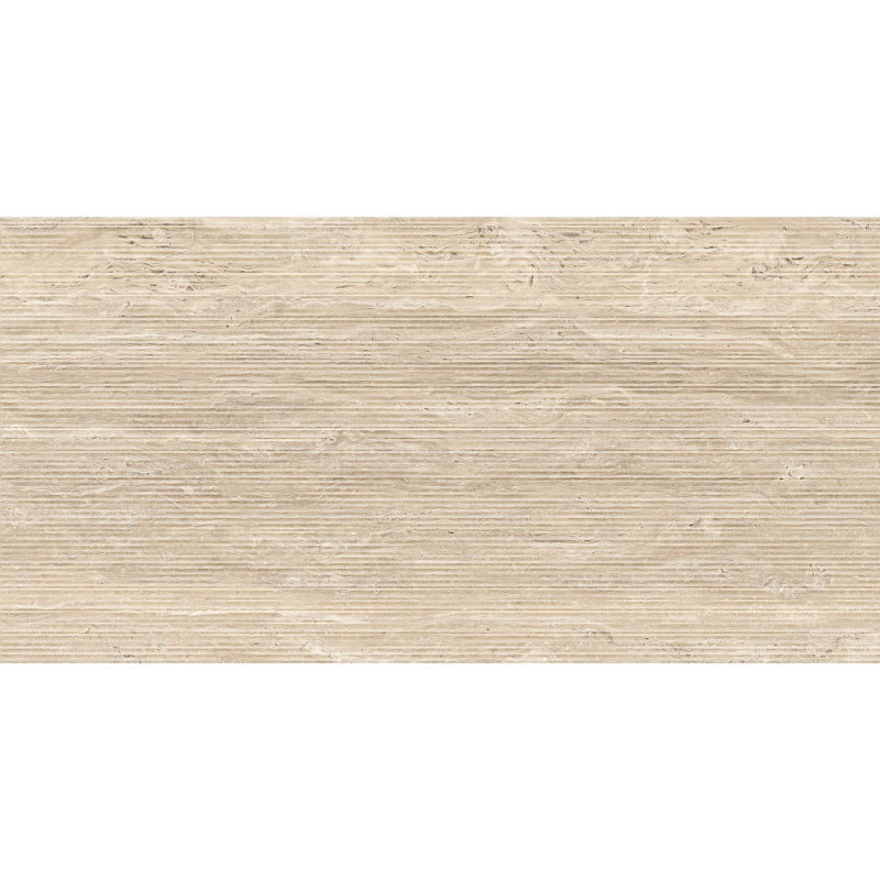 Mexen Neo Travertino Liner Natural glazed rectified porcelain tile, floor and wall tile 120 x 60 cm, matte - TL302-120-060-05