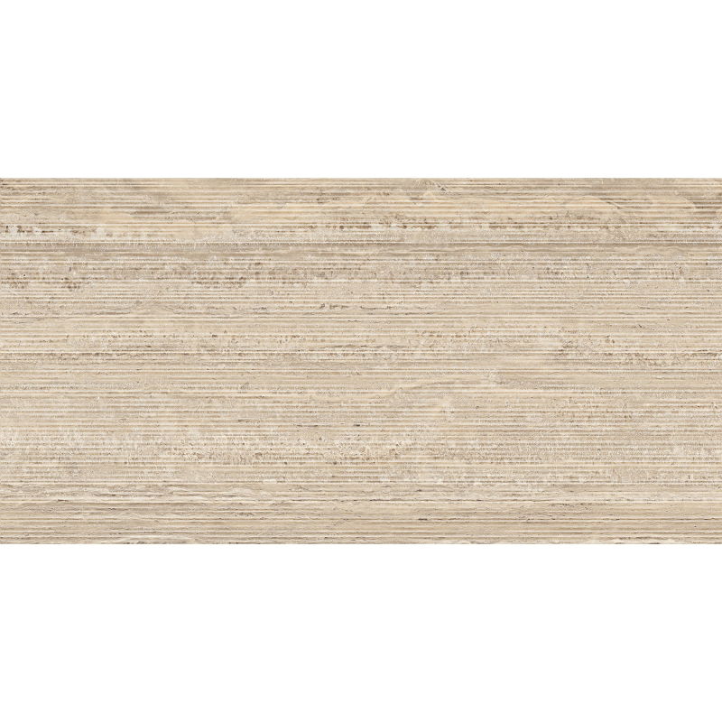 Mexen Neo Travertino Liner Natural glazed rectified tile, floor-wall 120 x 60 cm, matte - TL302-120-060-05