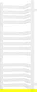 Mexen Loop bathroom radiator 1000 x 375 mm, 572 W, white - W129-1000-350-00-20