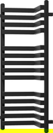 Mexen Loop bathroom corner radiator 1000 x 375 mm, 572 W, black - W129-1000-350-00-70