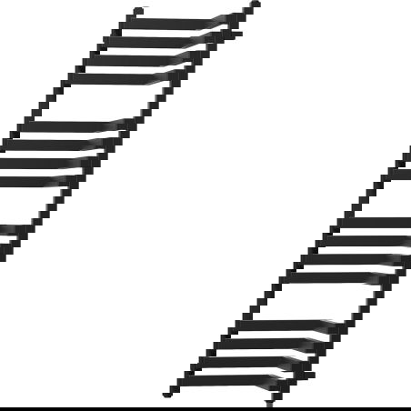 Mexen Loop corner bathroom radiator 1250 x 375 mm, 666 W, black - W129-1250-350-00-70