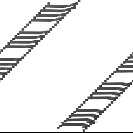 Mexen Loop corner bathroom radiator 1600 x 375 mm, 837 W, anthracite - W129-1600-350-00-66