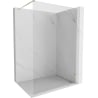 Mexen Lunar Walk-in Shower Wall Right 70 x 200 cm, Transparent 8 mm, Gold - 830-070-000-50-00-P
