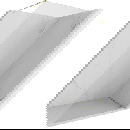 Mexen Lunar shower wall Walk-in right 120 x 200 cm, transparent 8 mm, gold - 830-120-000-50-00-P