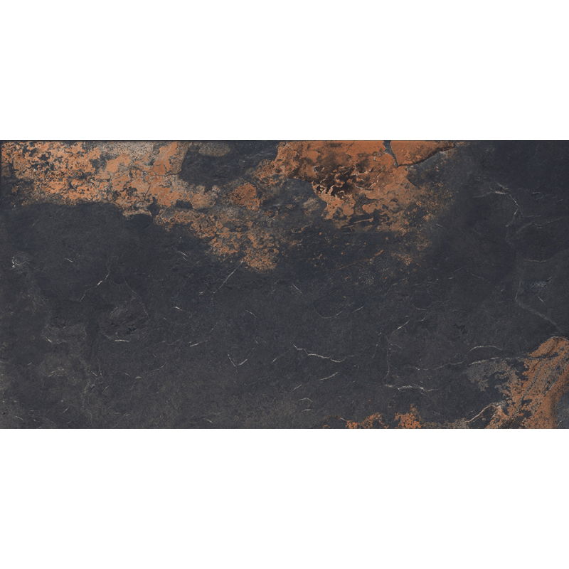 Mexen Rafael Graphite glazed rectified stoneware, floor-wall tile 120 x 60 cm, matte - TL324-120-060-05