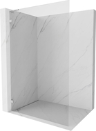 Mexen Lunar L Walk-in Shower Wall Left 50 x 200 cm, Transparent 8 mm, Chrome - 830L-050-000-01-00-L
