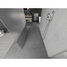 Mexen Kioto freestanding shower screen 110 x 200 cm, transparent/frosted 8 mm, chrome - 800-110-002-01-35