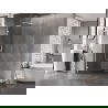 Mexen Lunar L shower wall Walk-in left 80 x 200 cm, transparent 8 mm, white - 830L-080-000-20-00-L