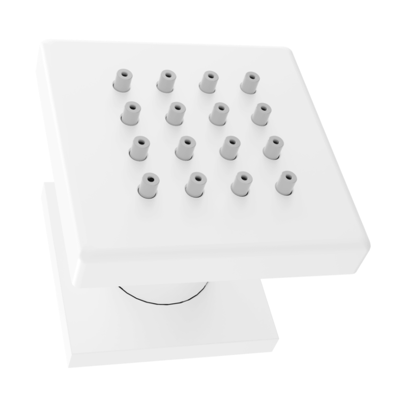 Mexen surface-mounted side nozzle, white - 79360-20