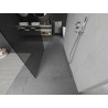 Mexen Kioto freestanding shower wall 110 x 200 cm, graphite 8 mm, chrome - 800-110-002-01-40