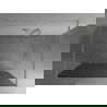 Mexen Kioto free-standing shower screen 120 x 200 cm, Graphite, Chrome - 800-120-002-01-40