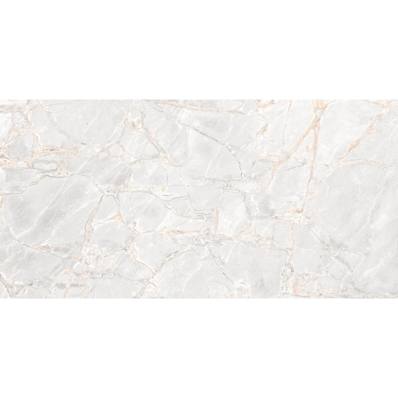Mexen Rubble Bianco glazed rectified G1, floor-wall tile 120 x 60 cm, carving - TL401-120-060-00
