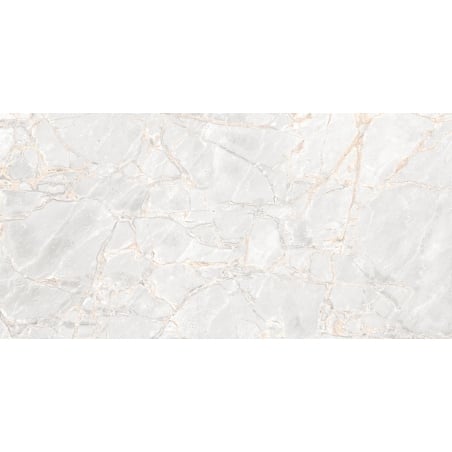 Mexen Rubble Bianco glazed rectified G1, floor-wall tile 120 x 60 cm, carving - TL401-120-060-00
