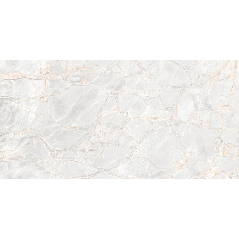 Mexen Rubble Bianco glazed rectified stoneware, floor and wall tile 120 x 60 cm, carving - TL401-120-060-00