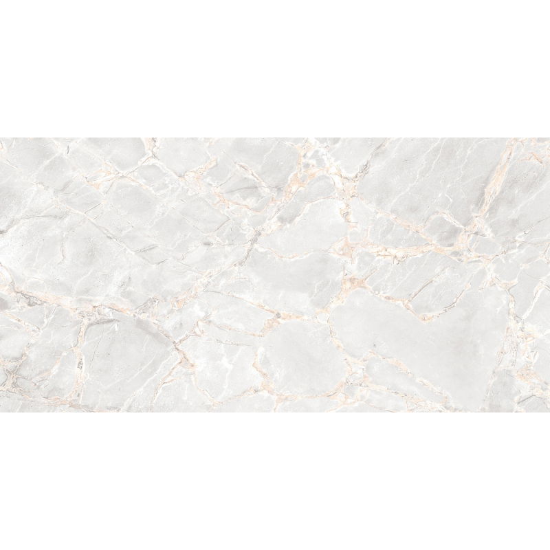 Mexen Rubble Bianco glazed rectified porcelain tile G1, floor and wall tile 120 x 60 cm, carving - TL401-120-060-00