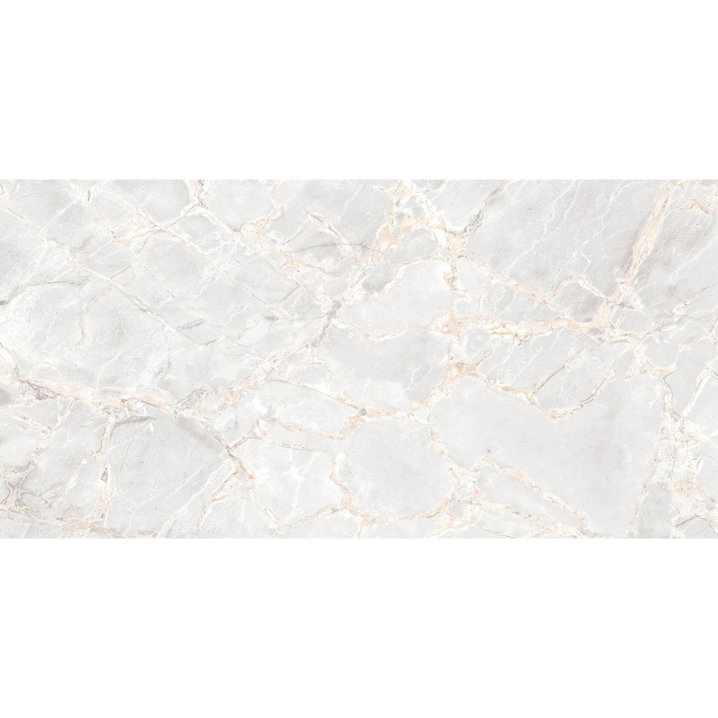 Mexen Rubble Bianco glazed rectified stoneware, floor and wall tile 120 x 60 cm, carving - TL401-120-060-00
