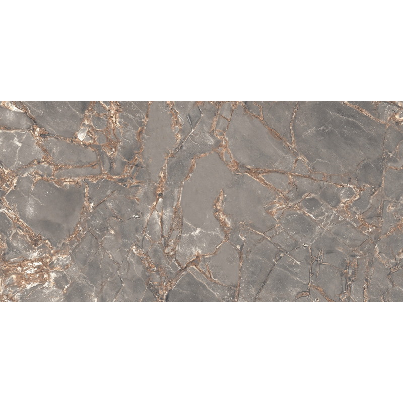 Mexen Rubble Grey glazed rectified porcelain tile G1, floor and wall tile 120 x 60 cm, carving - TL401-120-060-02