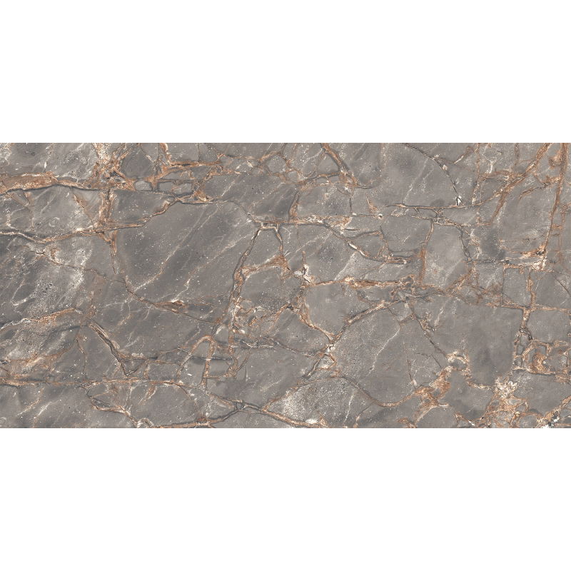 Mexen Rubble Grey glazed rectified porcelain stoneware G1, floor-wall tile 120 x 60 cm, carving - TL401-120-060-02