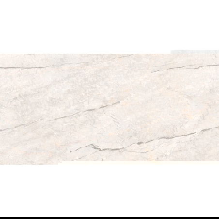 Mexen Leeds Bianco glazed rectified stoneware tile G1, floor-wall tile 120 x 60 cm, carving - TL410-120-060-00