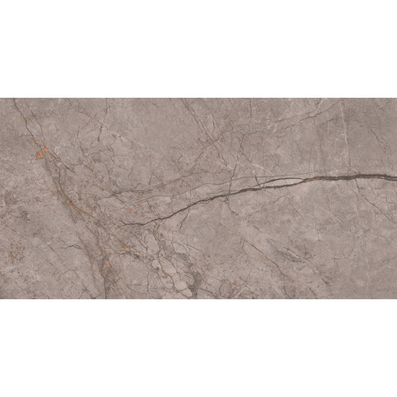 Mexen Leeds Choco glazed rectified stoneware, floor-wall tile 120 x 60 cm, carving - TL410-120-060-01