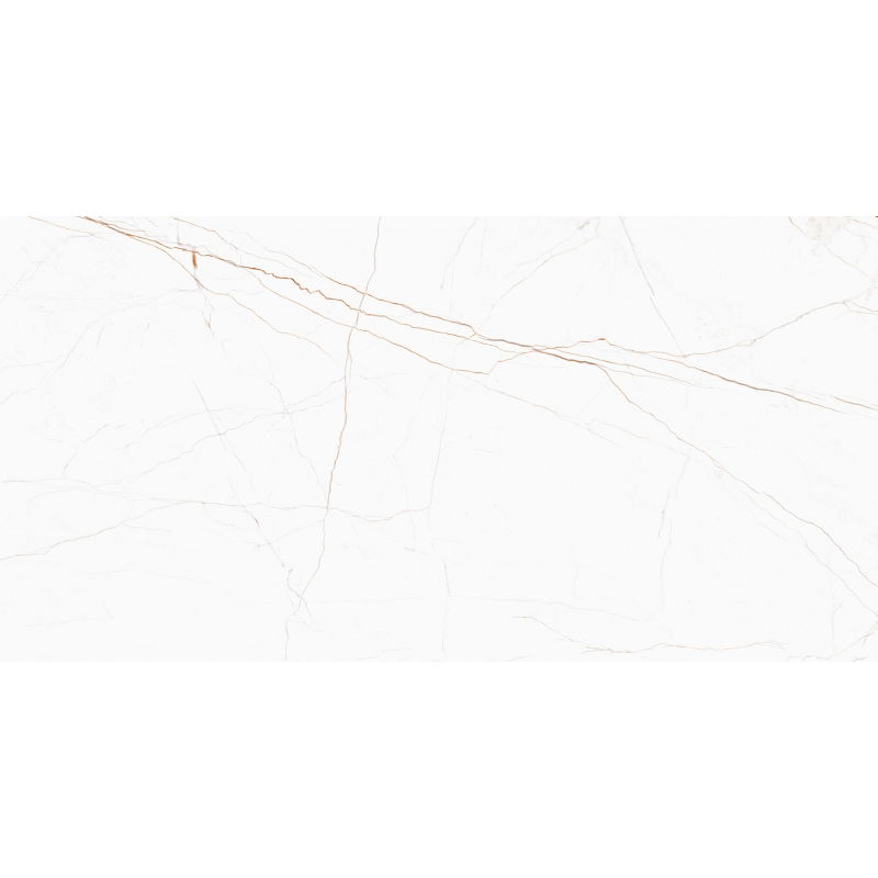 Mexen Dicta White glazed rectified porcelain stoneware, floor-wall tile 120 x 60 cm, carving - TL408-120-060-02