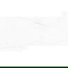 Mexen Dicta White glazed rectified porcelain stoneware, floor-wall tile 120 x 60 cm, carving - TL408-120-060-02