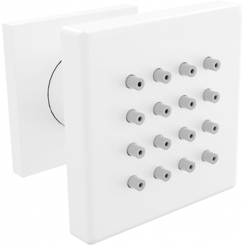 Mexen wall mounted side nozzle, White - 79360-20