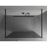 Mexen Kioto freestanding shower wall 110 x 200 cm, graphite 8 mm, black - 800-110-002-70-40