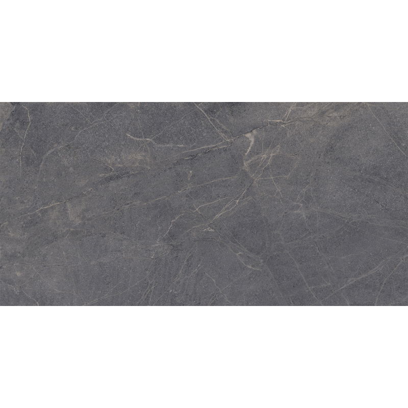 Mexen Olvera Black glazed rectified stoneware tile, 120 x 60 cm, carving - TL418-120-060-02
