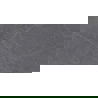 Mexen Olvera Black glazed rectified stoneware tile, 120 x 60 cm, carving - TL418-120-060-02