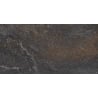 Mexen Blaze Nero glazed rectified porcelain tile, floor and wall 120 x 60 cm, carving - TL420-120-060-01