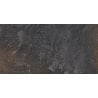 Mexen Blaze Nero glazed rectified porcelain tile, floor and wall 120 x 60 cm, carving - TL420-120-060-01