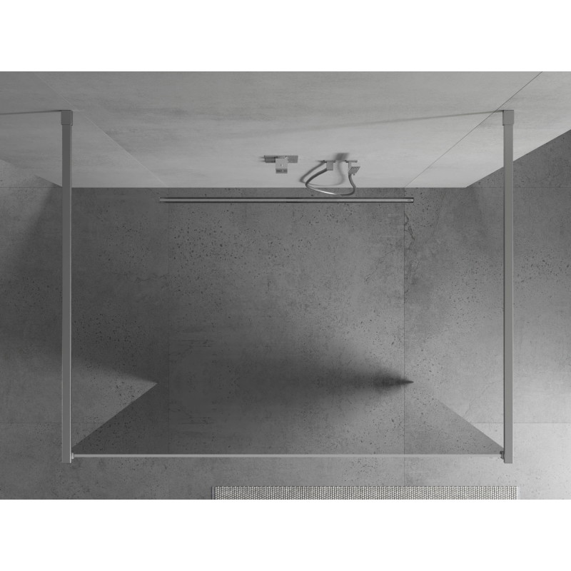 Mexen Kioto freestanding shower panel 100 x 200 cm, mirror 8 mm, chrome - 800-100-002-01-50