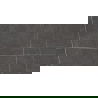 Mexen Dazzle Black Glazed Rectified Porcelain Tile G1, Floor-Wall Tile 120 x 60 cm, Carving - TL423-120-060-03