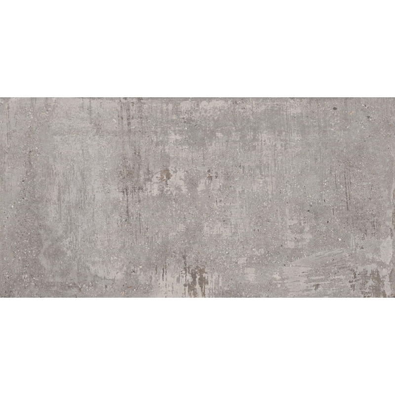 Mexen Cemento Glazed Grigio Porcelain Tile Rect. G1, Floor-Wall Tile 120 x 60 cm, Carving - TL425-120-060-01