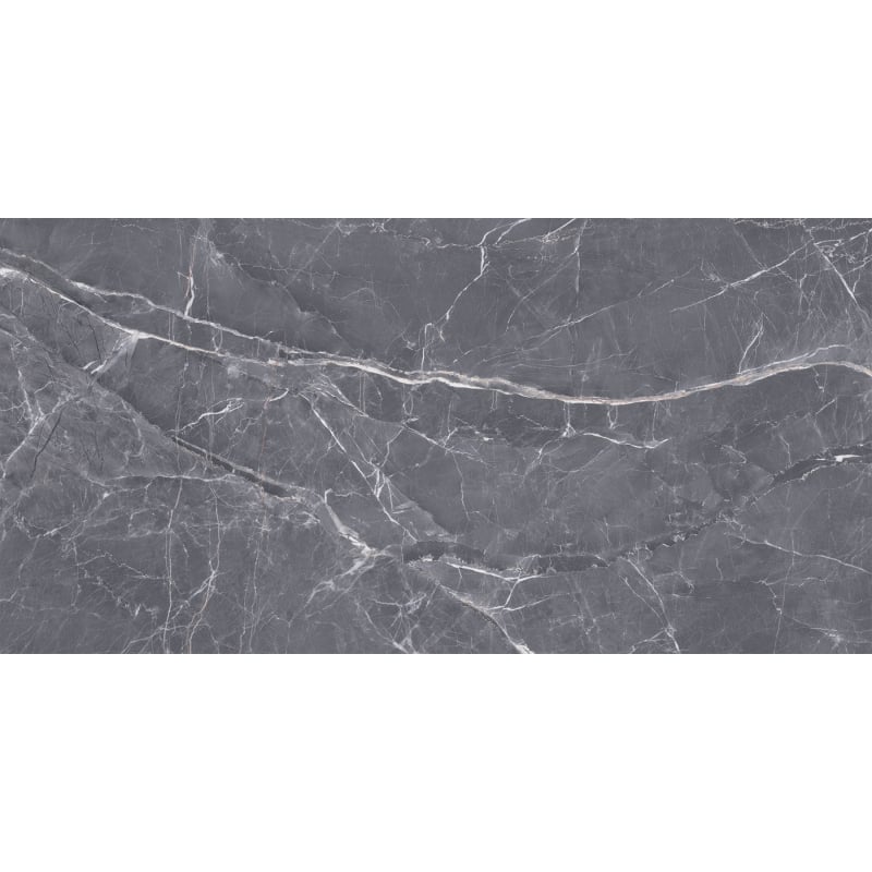 Mexen Vennisa Nero glazed rectified porcelain tile G1, floor-wall tile 120 x 60 cm, carving - TL426-120-060-03