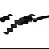 Mexen Dox recessed washbasin tap, black - 75215-70