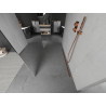 Mexen Kioto freestanding shower wall 110 x 200 cm, mirror 8 mm, rose gold - 800-110-002-60-50