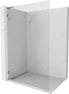 Mexen Lunar L Walk-in Shower Wall Left 90 x 200 cm, Transparent 8 mm, Gun Metal - 830L-090-000-95-00-L