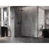 Mexen Lunar L Walk-in Shower Wall Left 90 x 200 cm, Transparent 8 mm, Gun Metal - 830L-090-000-95-00-L