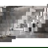 Mexen Lunar L Shower Wall Walk-in Left 70 x 200 cm, Transparent 8 mm, Brushed Nickel - 830L-070-000-97-00-L