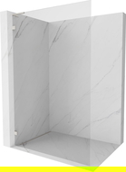 Mexen Lunar L walk-in shower wall left 90 x 200 cm, transparent 8 mm, brushed nickel - 830L-090-000-97-00-L